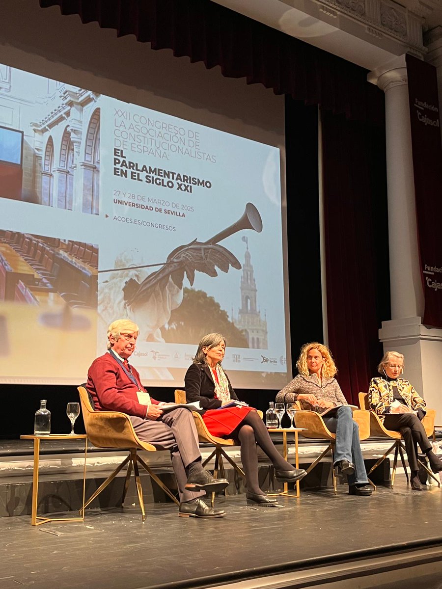 Comienza la segunda parte de la sesión vespertina del #XXIICongresoACE con la intervención de la expresidenta del <a href="/Congreso_Es/">Congreso</a> Meritxell Batet, las profesoras Piedad García y Ana Carmona y el profesor Antonio Porras