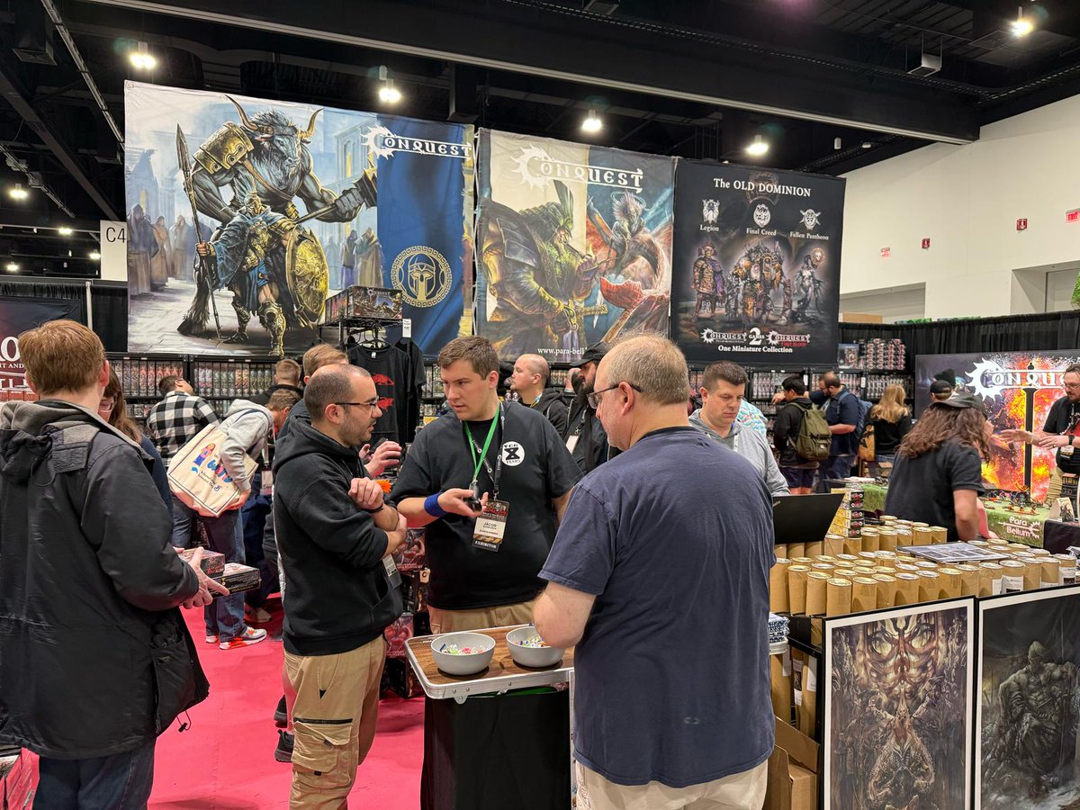 PBWargames's tweet image. We are live at Adepticon!

Come join us at the very packed booth #202 and see first hand the models of our latest faction, the Yoroni!

Also don't forget to grab the con-exclusive Adepticod from our booth and our e-shop!

#Conquest #Parabellumgames #Adepticon