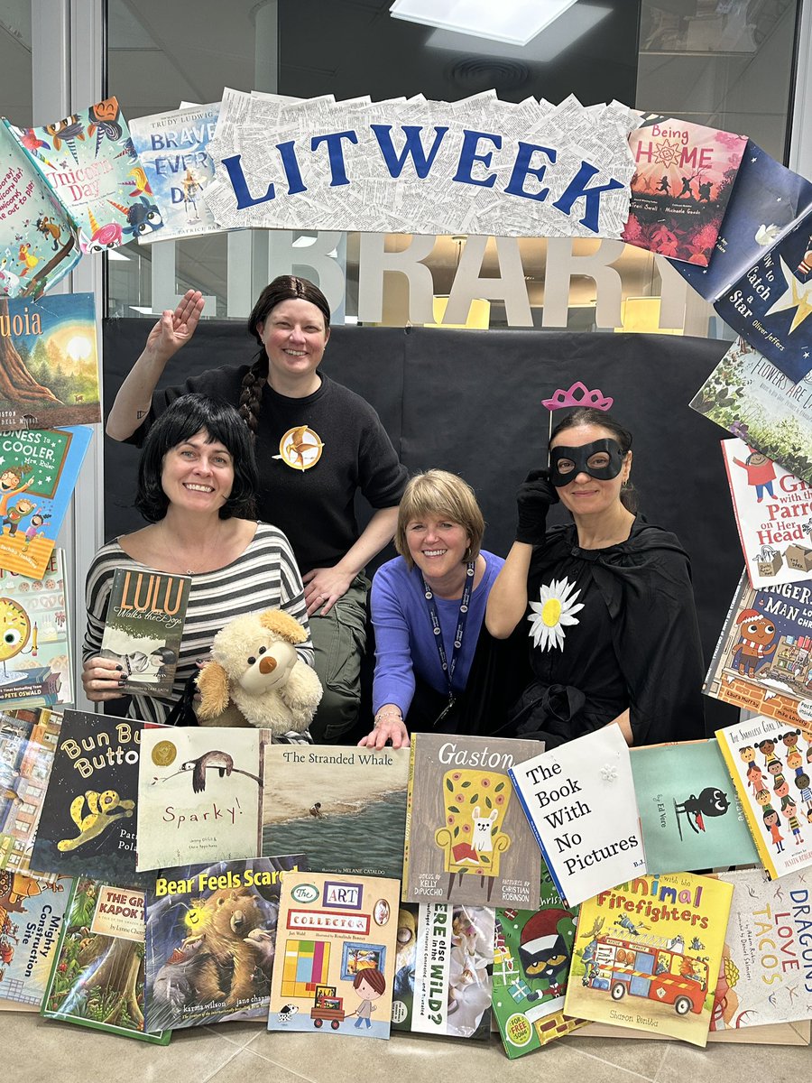 It was special to welcome back former librarian Ms. Susan Fleming (1990–2024) today to join in some of the activities for our inaugural Lit Week celebrations, including attending an inspiring storytelling session by Newbery Honor award-winning author Daniel Nayeri. 📚