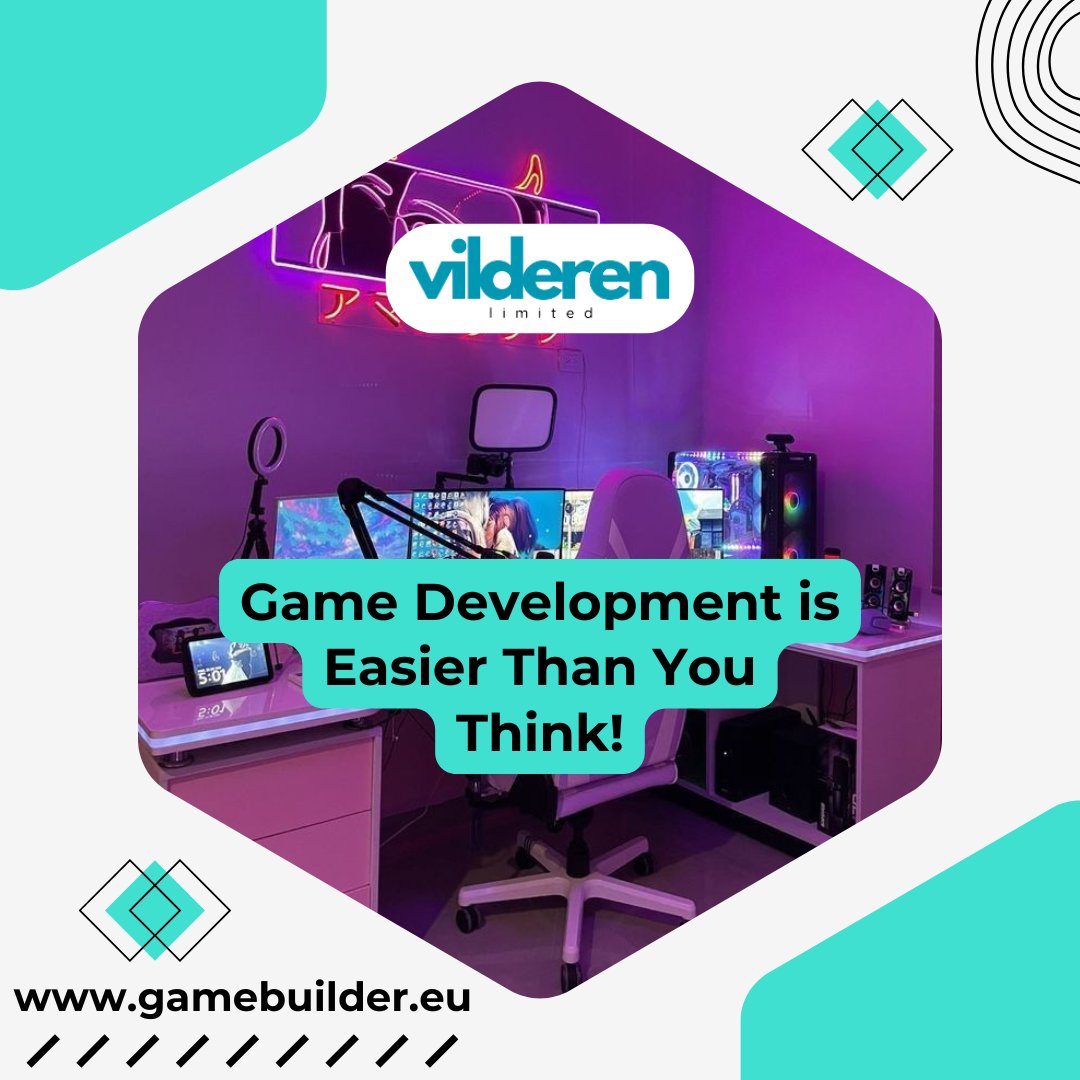 VilderenLtd's tweet image. With our intuitive game-building platform, you can design levels, set up game logic, and create exciting experiences—all without writing a single line of code.  #GameDevelopment #NoCodeGameDev