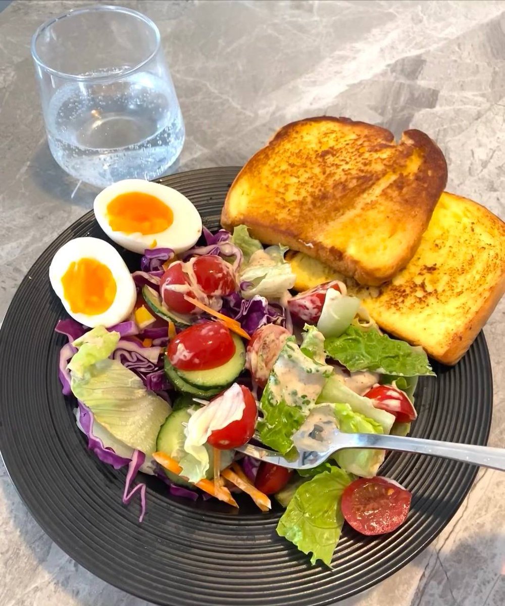 #breakfast #food 

The milky flavor is super rich. You can try it. Cut a small piece of butter and fry on both sides until browned. It will taste richer