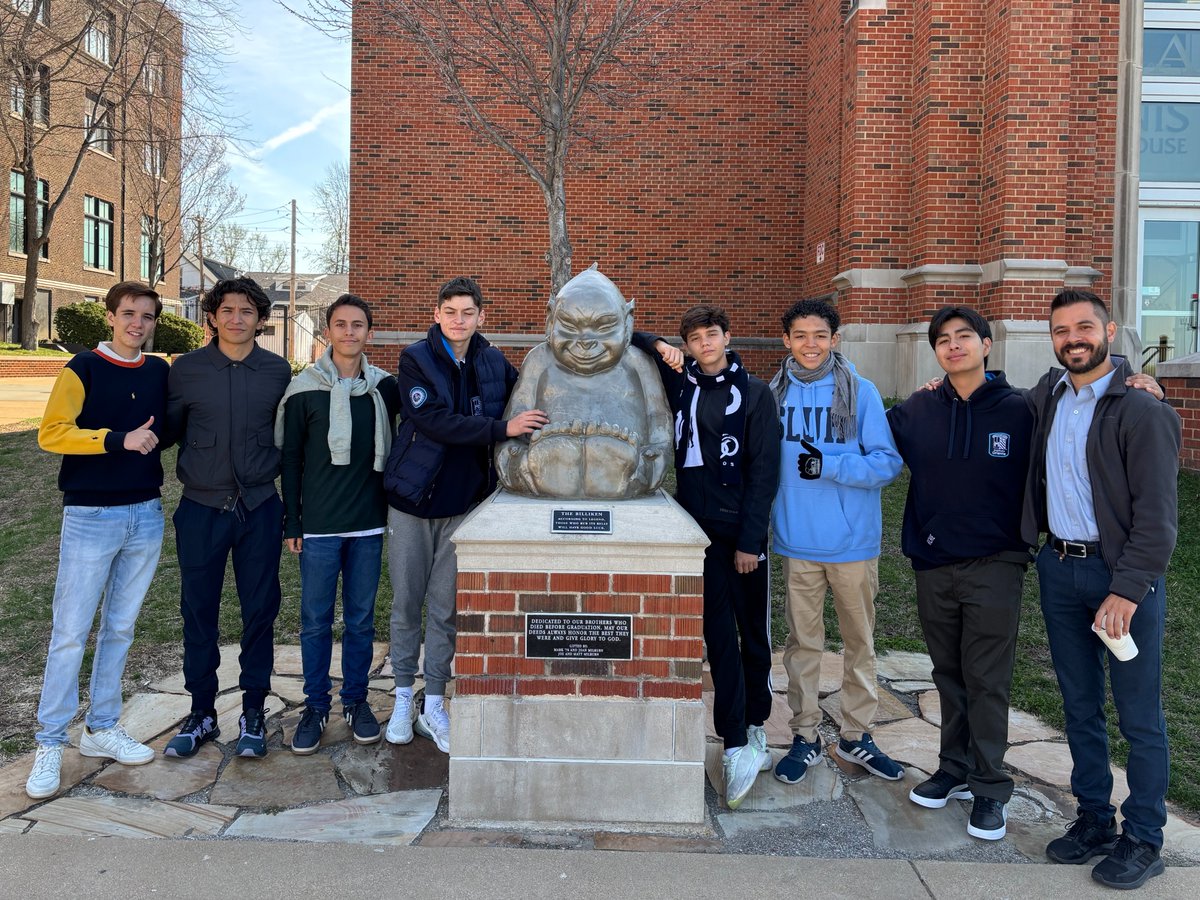 Always a pleasure to welcome our Jesuit partners to SLUH in the Spring. After a great visit by our boys to Instituto Oriente in Puebla, Mexico, we are super excited to have them on campus for the next 2 weeks attending classes &amp; serving generously at City Garden. ¡Bienvenidos!
