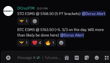 dcruzitm's tweet photo. 3/3 on $ES_F today for a total of +18 Points. We have been loving these wide range chop days lately over at @Phoenix_ITM. 

Waiting to sell high and buy low. ✅

Avoiding breakout trades. ✅

Planning the trade and trading the plan. ✅

$SPY $QQQ $NQ_F https://t.co/0zitgb4skt