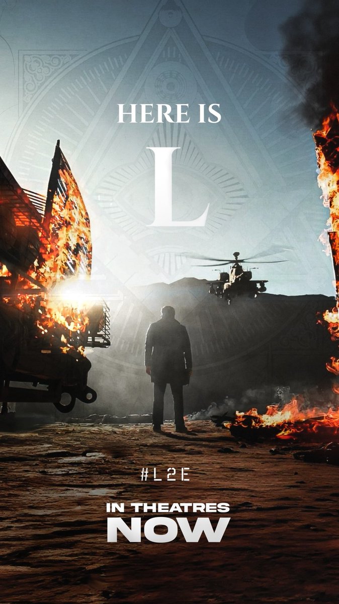 L2E: You won't say you're watching an Indian movie because the making is top-notch.

However, except for his introduction, the wow moment of Lalettan as Khureshi Ab'raam(K-A) from Lucifer is somewhat missing in this installment. (1/3)
#L2EmpuraanReview