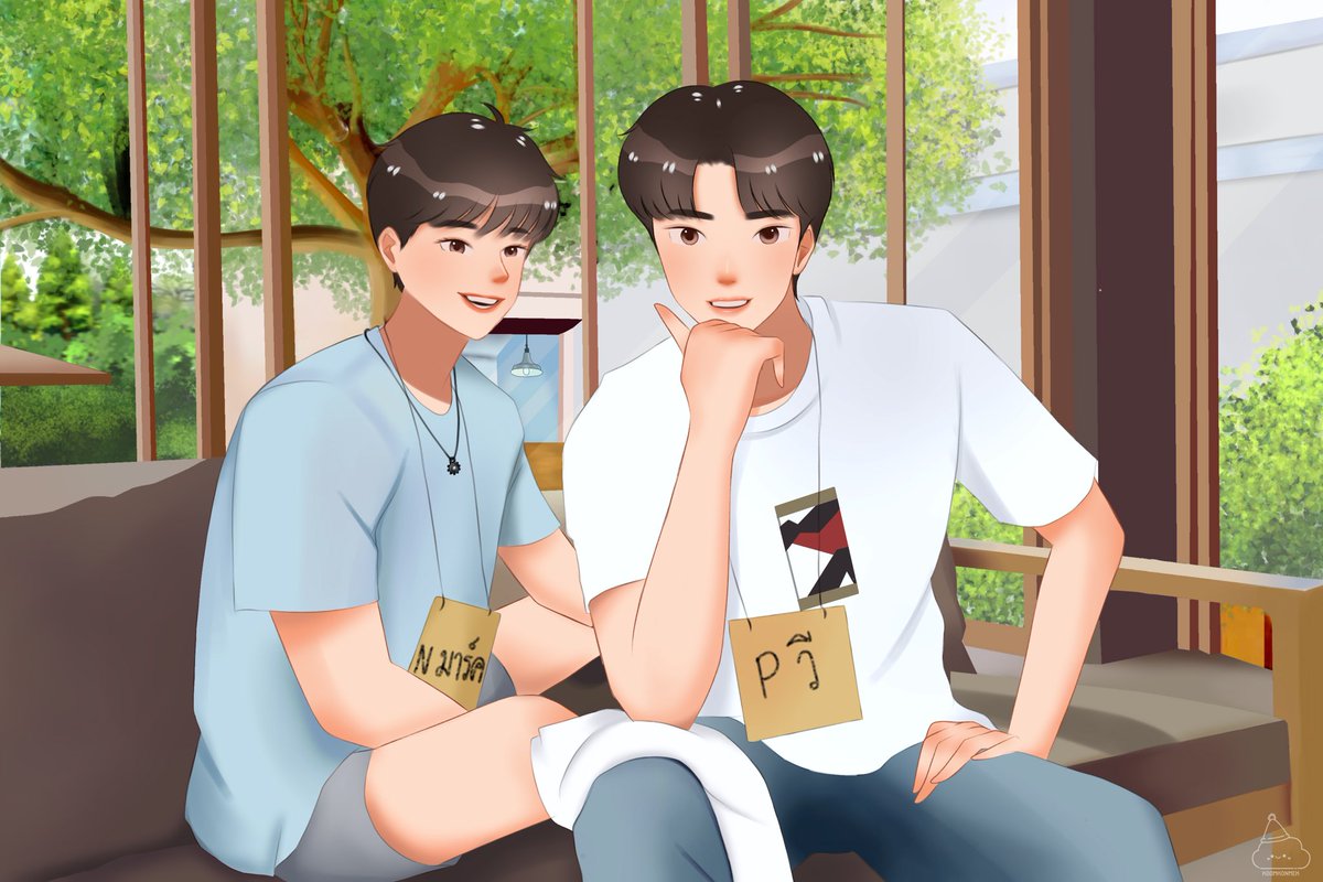 sp_fang26's tweet photo. “เธออยู่ตรงนั้น ยืนอยู่ข้างฉัน”

#ครบรอบ6ปีวีมาร์ค
VEE MARK LOVE MECHANIC
#yinyin_anw #warwanarat
#yinwarfanart https://t.co/pFZ68BOoaL