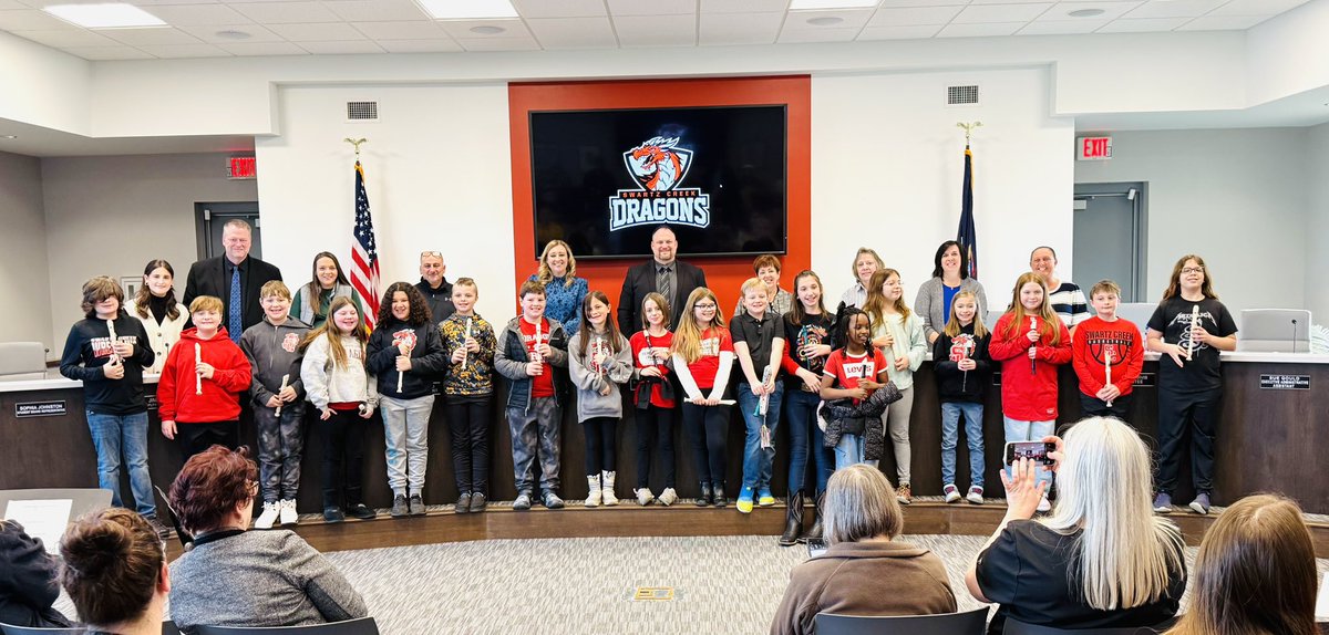 More photos from the school board meeting yesterday