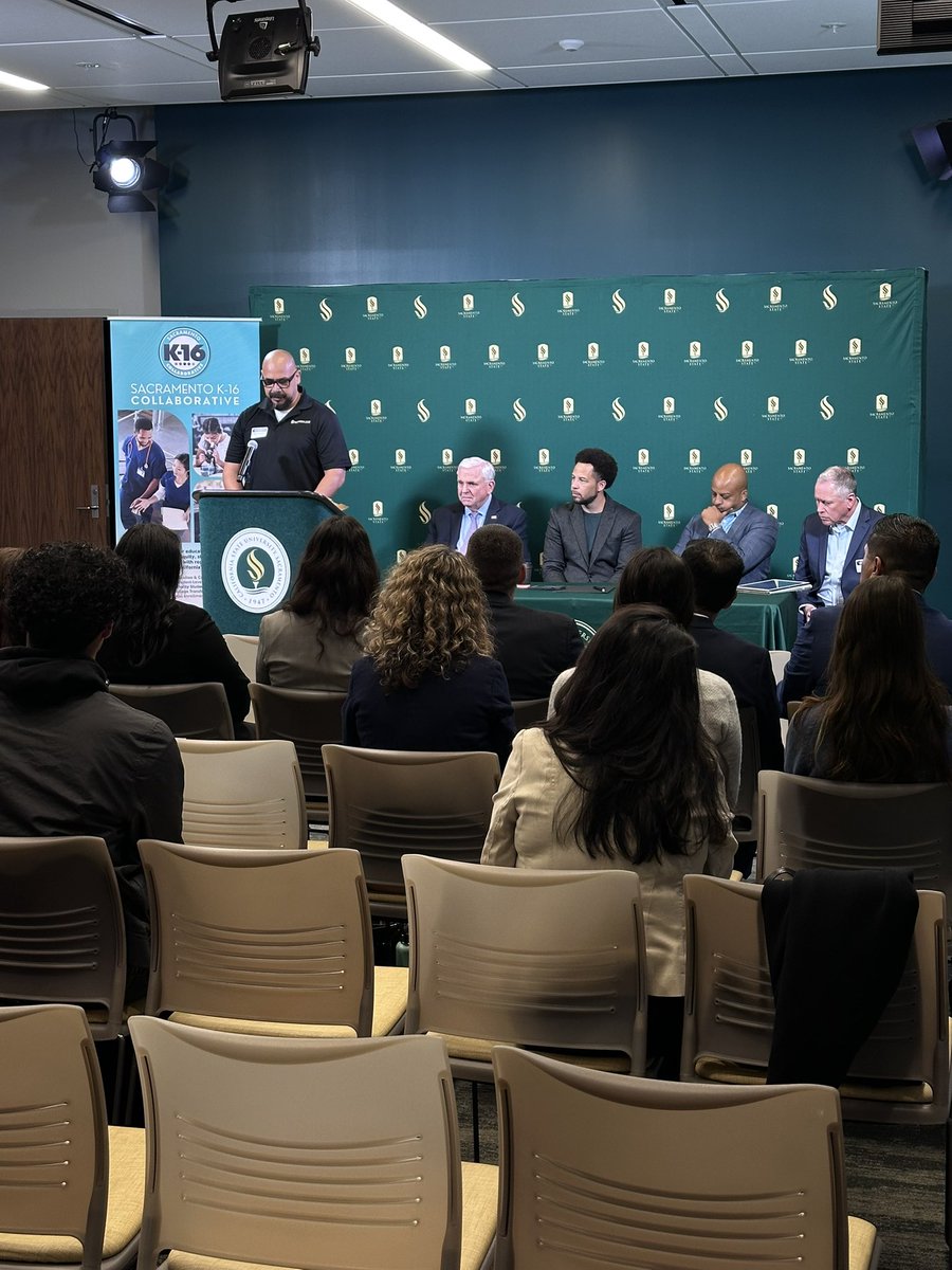 Lanaya Lewis (@lanayalewis) on Twitter photo HAPPENING NOW:
<a href="/sacstate/">Sacramento State</a> is hosting the official data-sharing signing ceremony with K-16 Collaborative, Los Rios Community College District, and Elk Grove Unified School District.
This partnership will enhance student access and create a seamless pathway for students. HAPPENING NOW:
<a href="/sacstate/">Sacramento State</a> is hosting the official data-sharing signing ceremony with K-16 Collaborative, Los Rios Community College District, and Elk Grove Unified School District.
This partnership will enhance student access and create a seamless pathway for students.
