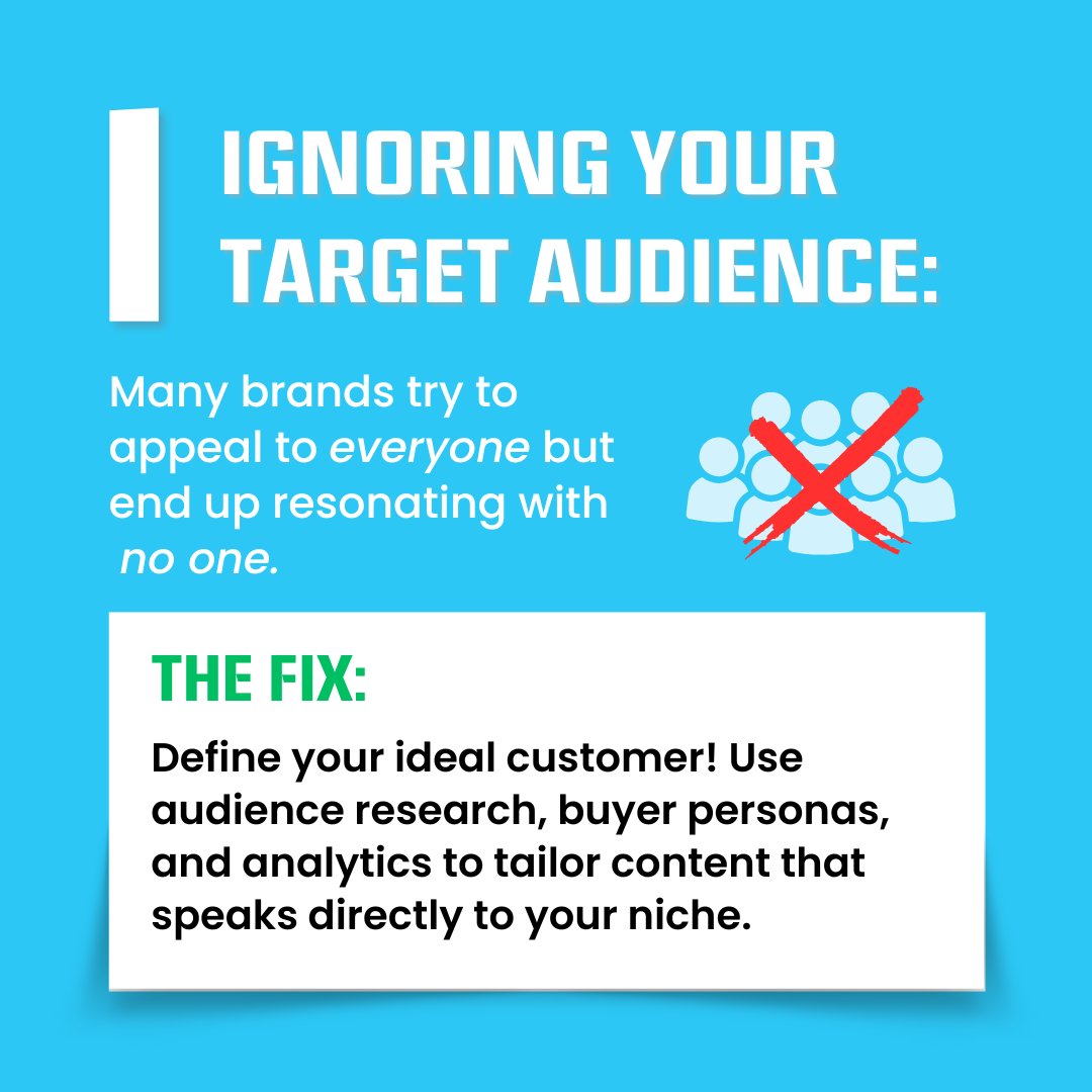 BootstrapVT's tweet image. These common slip-ups could be costing you engagement and conversions—but don’t worry, we’ve got the fixes! 

What’s the biggest marketing mistake you’ve seen? Let us know in the comments!

#MarketingTips #BrandingMistakes #SocialMediaStrategy #MarketingFails