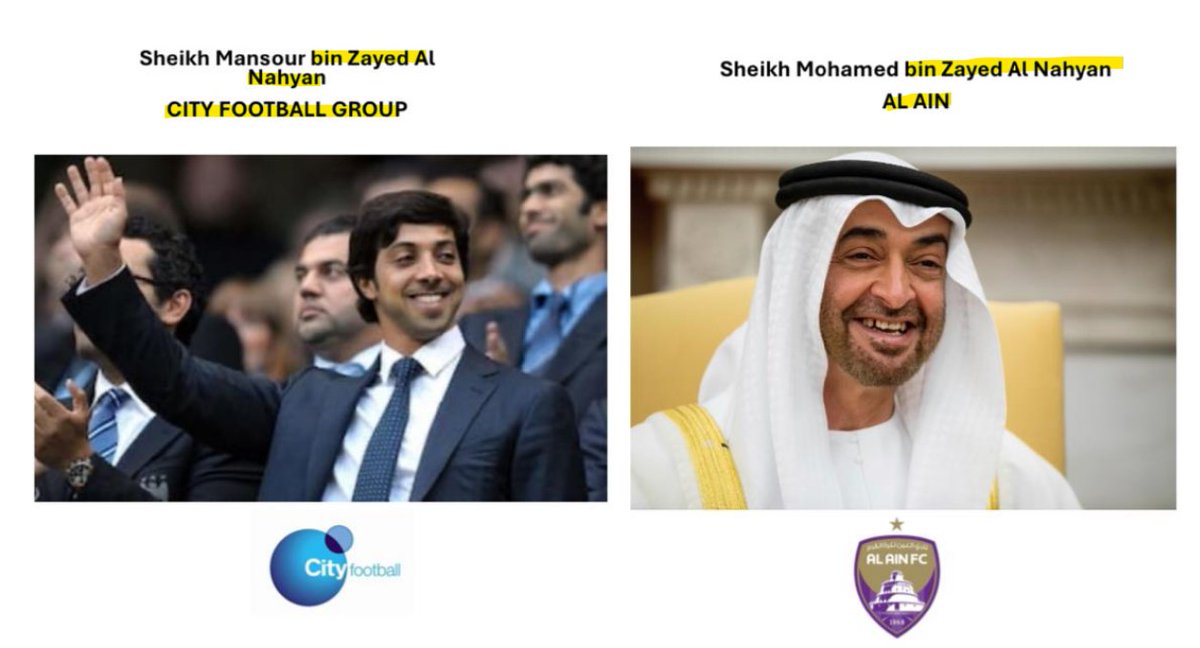 fantasmasuarez's tweet photo. 🚨 Hablemos de MULTIPROPIEDAD en el Mundial de Clubes además de la de @clubleonfc y @tuzos:
-Mansour bin Zayed Al Nahyan, es dueño del  @mancityes que jugará el #MundialDeClubes. Su hermano, es Mansour bin Zayed Al Nahyan, presidente de Emiratos Árabes, es dueño del @alainfcae_en que también participará en #MundialDeClubes.
-Los equipos de estos dos hermanos comparten el mismo grupo (G) junto con @juventusfcar y @WACofficiel 
#MalditasDudas
-¿Por qué este caso NO fue considerado como multipropiedad por la @Fifacom_es? ¿Acaso solo se considera multipropiedad si es de padre a hijo, pero NO de hermano a hermano?
-¿Acaso aquí NO hay un evidente conflicto de intereses? 
-¿Creen que este caso ira al @ArbitralduSport (TAS)?
-¿Acaso el duelo entre los equipos de DOS hermanos esto NO atenta contra la integridad de partidos o competiciones como dice el artículo 20 de @FIFAcom.es donde habla de la multipropiedad o el artículo 10 del reglamento del mundial de clubes?
-¿Ceguera por el 💰💰💰árabe o legalidad absoluta?
¿Qué opinan al respecto? Los leo...