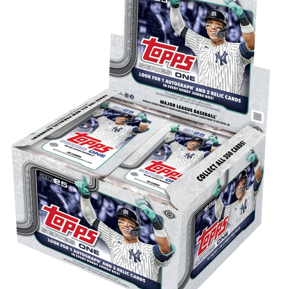Card Purchaser (@cardpurchaser) on Twitter photo OPENING DAY GIVEAWAY!
For a chance to win this 2025 Topps Series 1 Jumbo Box do three things!
1. Follow <a href="/CardPurchaser/">Card Purchaser</a> and <a href="/HobbyRecap/">Hobby Recap - Daily Sports Card Restocks & News</a>
2. Repost this post!
3. Reply and name your favorite MLB team!
Two winners drawn and posted in replies April 6 at 9pm central!
Scroll my OPENING DAY GIVEAWAY!
For a chance to win this 2025 Topps Series 1 Jumbo Box do three things!
1. Follow <a href="/CardPurchaser/">Card Purchaser</a> and <a href="/HobbyRecap/">Hobby Recap - Daily Sports Card Restocks & News</a>
2. Repost this post!
3. Reply and name your favorite MLB team!
Two winners drawn and posted in replies April 6 at 9pm central!
Scroll my