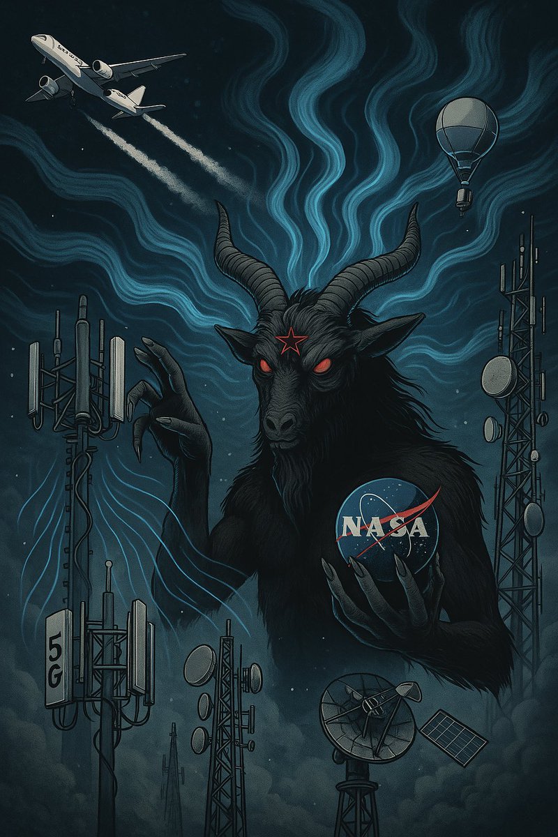 FlatEarthZone's tweet photo. Daily Biblical Cosmology Lesson
“The Prince of the Power of the Air: What’s Really in the Air?”

Ephesians 2:2 describes Satan as “the prince of the power of the air.”
But what does that actually mean?

It doesn’t say Satan rules “space” or some distant galaxy—it says he has influence in the air. That’s the same realm we breathe, the atmosphere just above us… and today, it’s flooded with invisible waves: Wi-Fi, 5G, frequencies, EMFs, and so-called “satellites” (which many now believe are actually high-altitude balloons or ground-based tech).

Many believe this technology is “progress.” But what if it’s actually part of the enemy’s infrastructure?

Think about it:
•5G towers, HAARP, and atmospheric manipulation aren’t just about convenience—they affect health, mood, and even thought patterns.
•Scripture calls these “spiritual wickedness in high places” (Ephesians 6:12).
•Could this be why so much deception is broadcast through the air?
(TV, media, news, “space” missions, CGI, AI…)

And what about Operation Blue Beam—the idea of projecting false signs in the sky to deceive the world? Wouldn’t that line up perfectly with the enemy being the prince of the air, especially in a season of mass deception?
(Some of us believe we’re in that little season Revelation speaks of…)

Ephesians 5:11 says:
“Have no fellowship with the unfruitful works of darkness, but rather reprove them.”

It’s time we stop trusting what’s fed to us through the air—and start recognizing the invisible war we’re in.