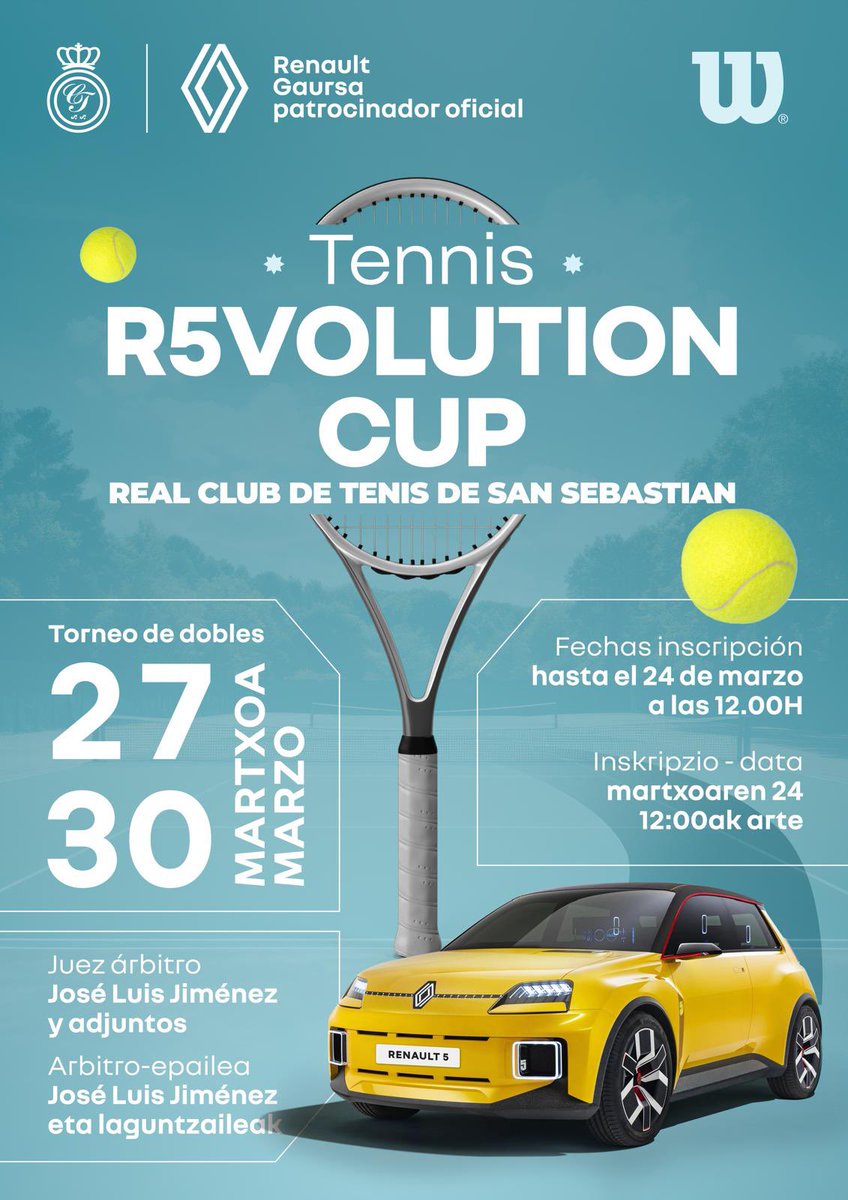 Ya está todo listo ! ✨🎾 
Comenzamos el torneo ! #R5VOLUTIONCUP