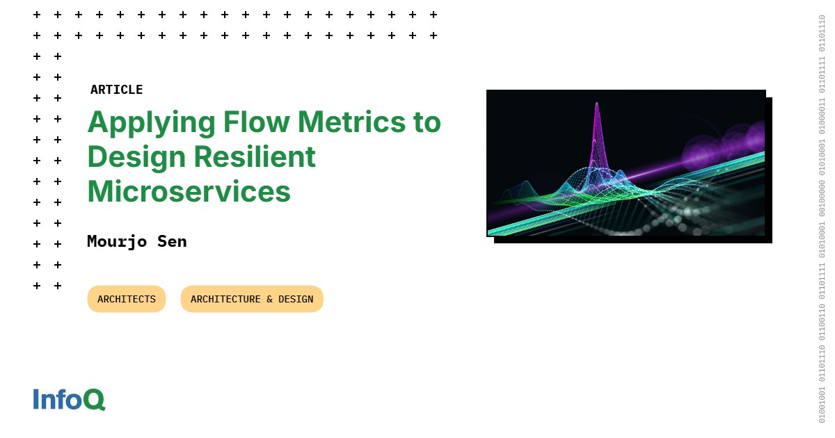 InfoQ's tweet image. Software design with resilience embraces the reality that failure is inevitable! We leverage #FlowMetrics to measure &amp;amp; improve system resilience. 

🔗 Dive into the #InfoQ article by @mourjo_sen for deeper insights: bit.ly/3RlYcBv 

#Microservices #Performance #Metrics