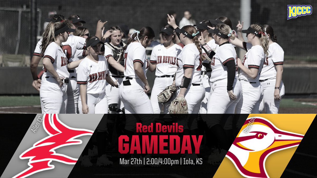 🥎GAMEDAY🥎

Red Devils open conference play today hosting the Heston College Larks in a double header! Come out and support!

🆚 | HC Larks 
⏰ | 2:00/4:00p
📍 | 1801 N Cottonwood St, Iola, KS 66749 

📸 Credit: @mandv0609
