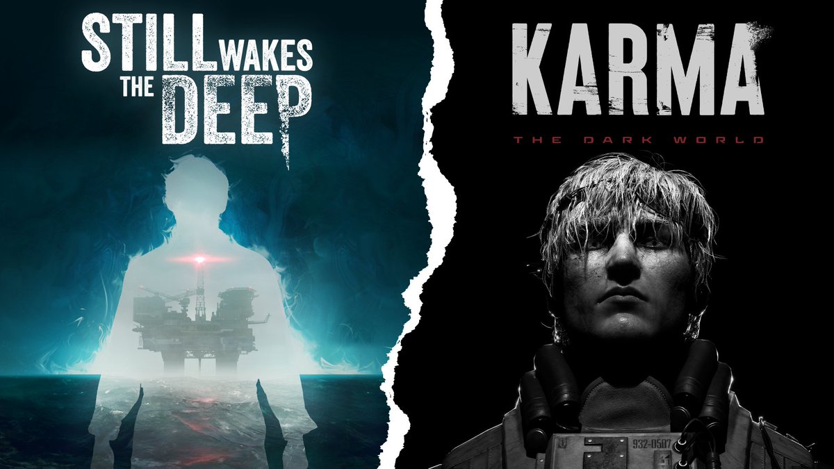WeAreSecretMode's tweet photo. 🌊 Still Wakes The Deep x KARMA: The Dark World 💀

The ultimate first-person narrative horror bundle is available NOW on Steam!

And to celebrate the launch, our friends at @WiredP have five bundles to give away; enter today if you're brave enough: https://t.co/YbkXK4wIEV https://t.co/zo25ysJnuj