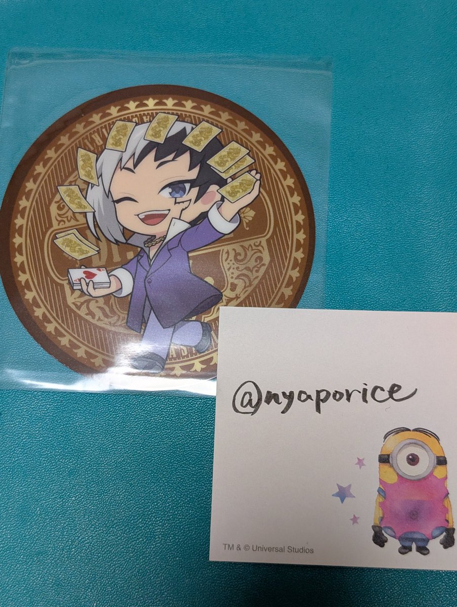 nyaporice's tweet photo. @sieh_77 @1 検索から失礼します。SDのゲンさんのコースターを持っています。スイカちゃんのコースターとの交換は可能でしょうか？ご検討よろしくお願いいたします。 https://t.co/D3NIT5yKqt