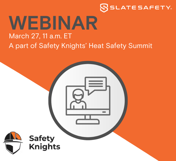 TODAY! ⏳ Join us at 11 AM ET for the Safety Knights Heat Summit! Learn how technology is revolutionizing heat stress prevention.

🔗 Register now: heatsafetysummit.com

#HeatSafety #SafetyTech #Workersafety