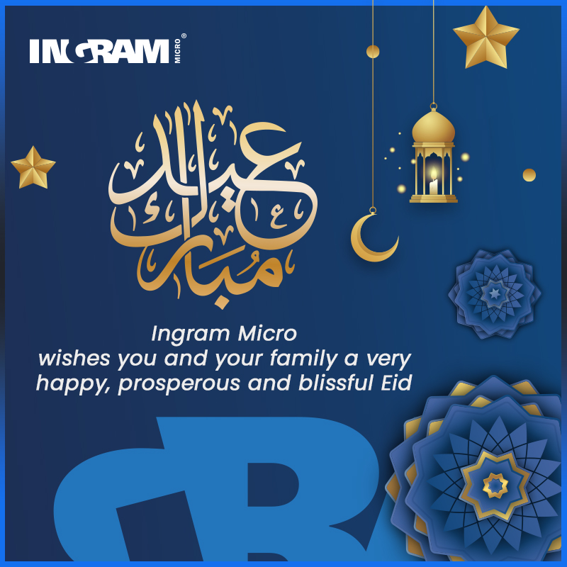 Eid Mubarak!

As the holy month of Ramadan comes to a close, Ingram Micro Saudi Arabia extend its warmest wishes. May this joyous occasion bring peace, prosperity, and happiness to you and your loved ones.