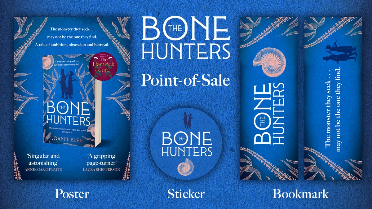 Little, Brown: Book News (@lbbooknews) on Twitter photo We have gorgeous bookmarks, posters, standees and stickers available for #TheBoneHunters by Joanne Burn, the spellbinding novel for fans of #TheEssexSerpent and #Ammonite ๐ง To request, email: Lucie.Sharpe@littlebrown.co.uk We have gorgeous bookmarks, posters, standees and stickers available for #TheBoneHunters by Joanne Burn, the spellbinding novel for fans of #TheEssexSerpent and #Ammonite ๐ง To request, email: Lucie.Sharpe@littlebrown.co.uk