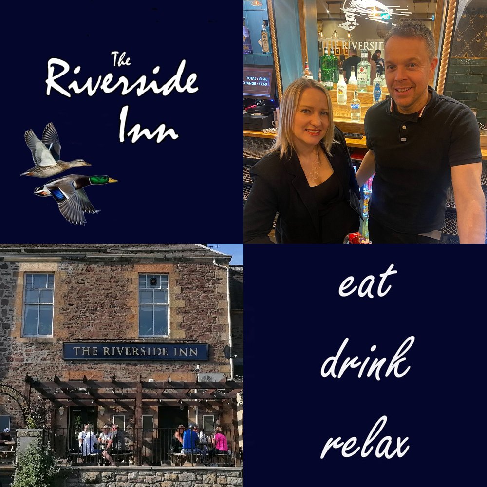 Riverside Inn Callander offers up a friendly local pub serving great food &amp; the best beer garden in town overlooking the River Teith. A family friendly country pub in the heart of Loch Lomond &amp; Trossachs National Park where well behaved dogs are welcome.
T. 01877 339595