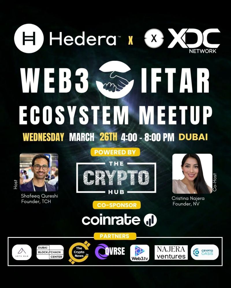 oliversdev's tweet photo. Yesterday in Dubai 🇦🇪 I presented https://t.co/WmPsKoMDdQ at the event by @thecryptohubcom, @hedera & @XDCFoundation – showing how AI + token-driven swarm intelligence can power the future of social collaboration.

Thanks to @thecryptoshaq for the invite! 🙌
#Web3 #AI #trendhub #SwarmOn