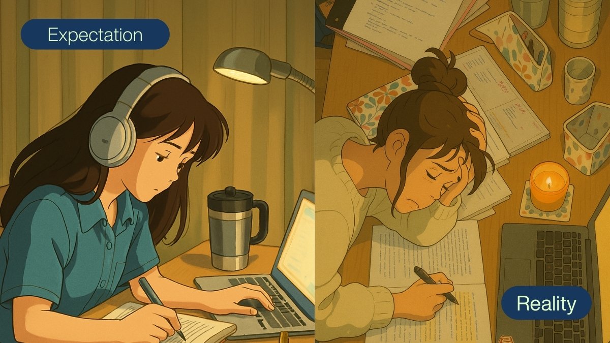 texteroai's tweet image. When I asked ChatGPT to design my “ideal study routine” in Ghibli style…
