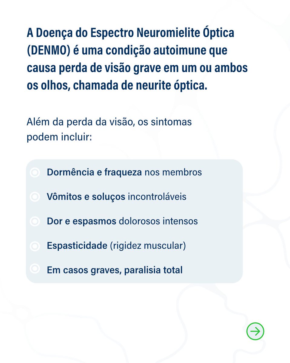 abneuro_'s tweet image. Juntos pela Conscientização da NMO! 💚
Pensando no avanço contínuo dos estudos na área de Neuroimunologia, temos uma novidade especial para você!
🏷️ Use o cupom MARÇOVERDE - EANI 2025
(desconto válido apenas até dia 10/04)
Acesse o site: abneuro.iweventos.com.br/eani2025