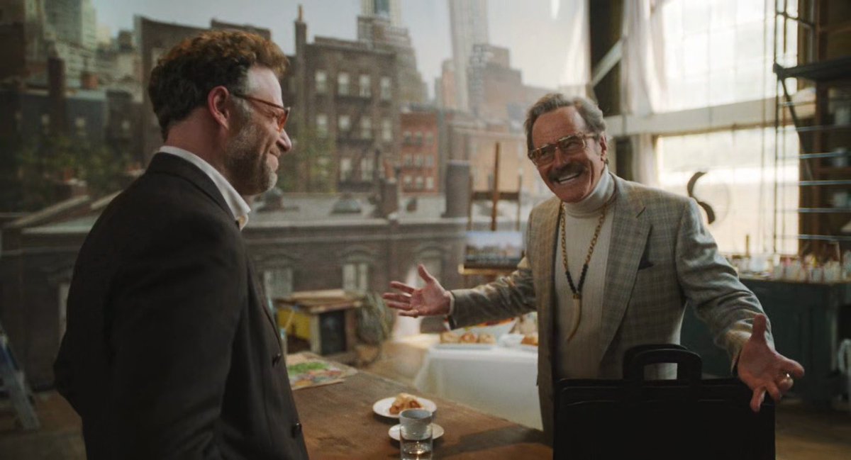 Lbaini's tweet image. No exagero ni miento cuando digo que #TheStudio se mete en el grupo de series con un primer capítulo PERFECTO

Te invita a verle el esqueleto al Hollywood actual, con cameos increíbles, una postura súper interedante y una estética preciosa.

Es de Apple. Pero vean YA donde puedan