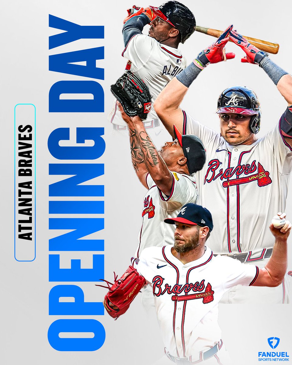 Braves On FanDuel Sports Network (@fanduelsnbraves) on Twitter photo It’s time to get to work, <a href="/Braves/">Atlanta Braves</a> fans!
Watch our special one-hour Braves Live pregame show, beginning at 3:00PM. It’s time to get to work, <a href="/Braves/">Atlanta Braves</a> fans!
Watch our special one-hour Braves Live pregame show, beginning at 3:00PM.