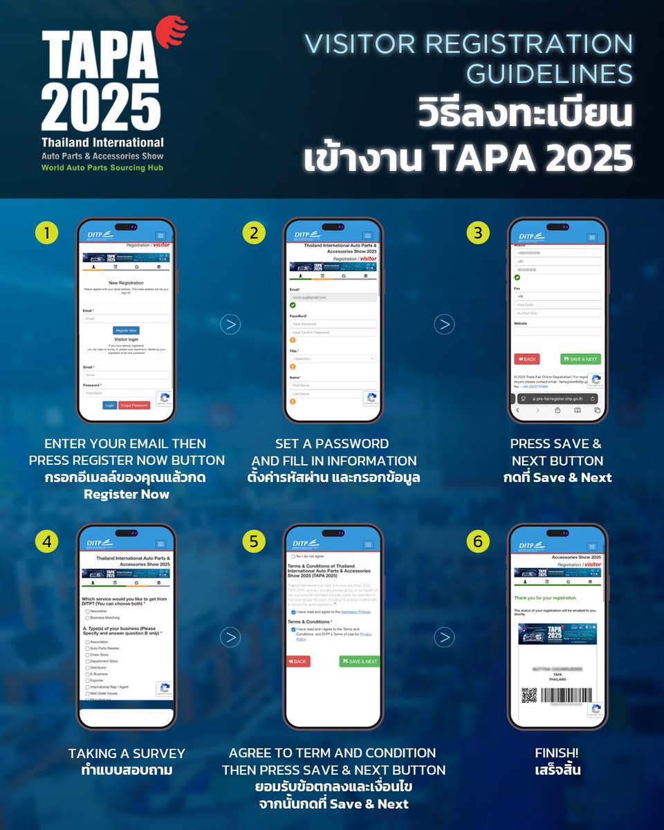tapafair's tweet photo. 📍 Get Ready for TAPA 2025
Everything you need to know before attending is right here.
.
🔹 Registration and admission to the event are free of charge : https://t.co/OeUubKhFss
.
#TAPA2025 #Sustainableforthefuture #Worldautopartssourcinghub https://t.co/WS48OaCq4m