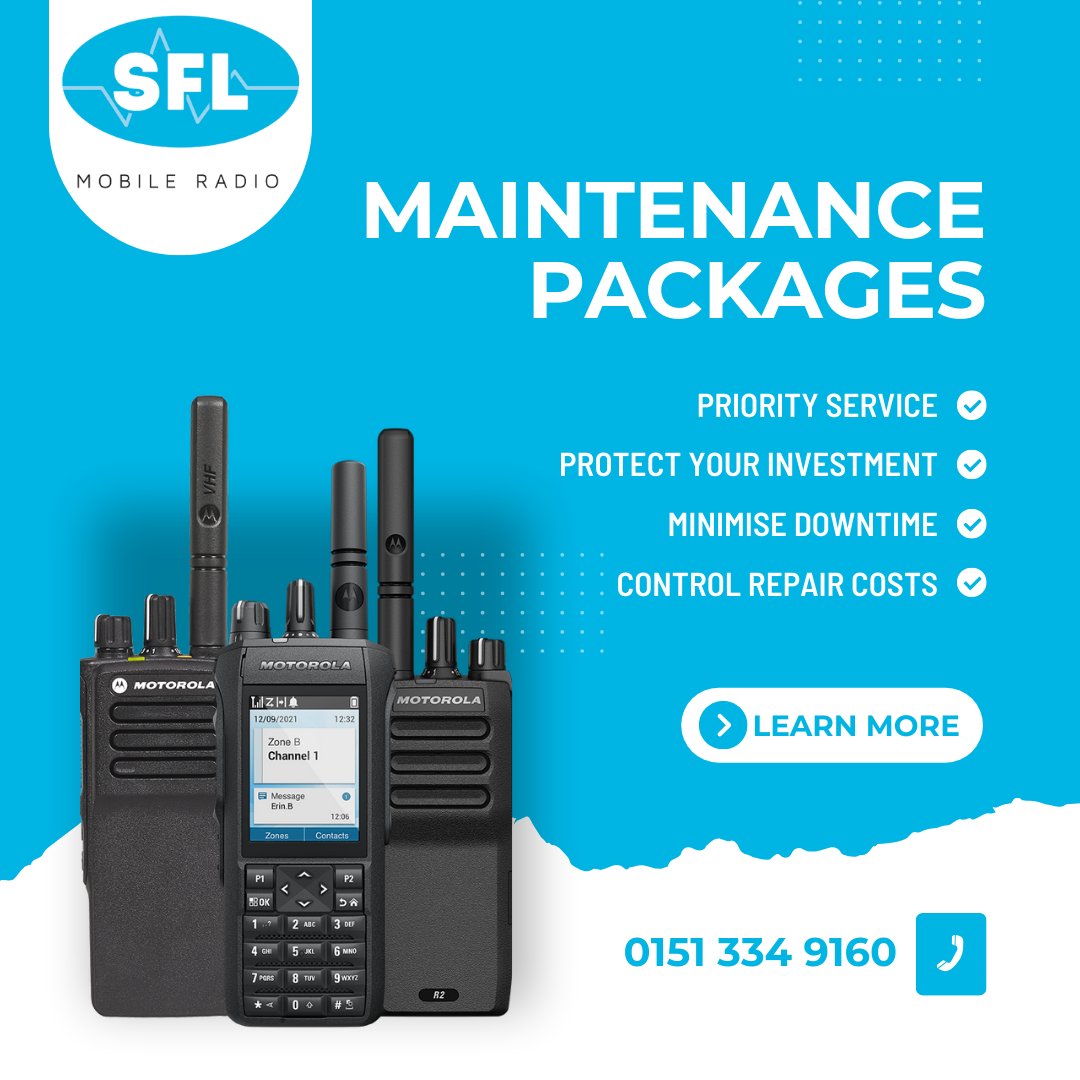 SFL Mobile Radio (@sflmobileradio) on Twitter photo SFL Mobile Radio offers tailored maintenance packages for licensed radios! From expert care for older units to future-proofing new equipment, we’ve got you covered.
📞 0151 334 9160
📧 sales@sflmobileradio.co.uk
#TwoWayRadio #Maintenance #Service #Futureproof #LicensedRadio4o SFL Mobile Radio offers tailored maintenance packages for licensed radios! From expert care for older units to future-proofing new equipment, we’ve got you covered.
📞 0151 334 9160
📧 sales@sflmobileradio.co.uk
#TwoWayRadio #Maintenance #Service #Futureproof #LicensedRadio4o