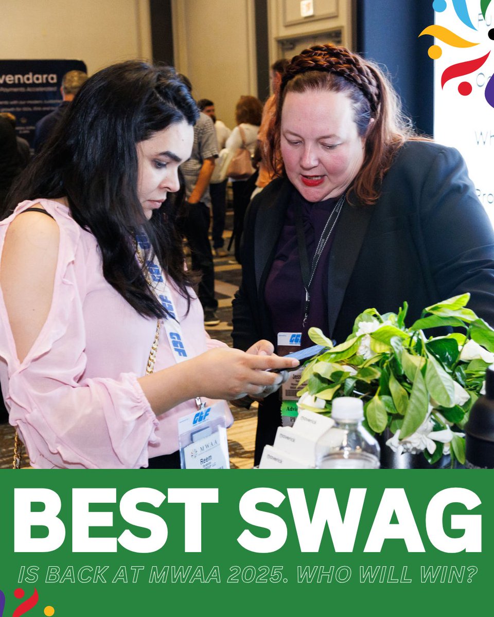 MWAA's tweet photo. BEST SWAG COMPETITION 🏆⭐️

Our beloved challenge and giveaway is BACK! At #MWAA2025 we have an exciting surprise and challenge for our attendees/exhibitors. During this year’s conference we are bringing back ‘Who Has The Best Swag Challenge’. 

Who’s ready to win? https://t.co/ufoIwLQqSN