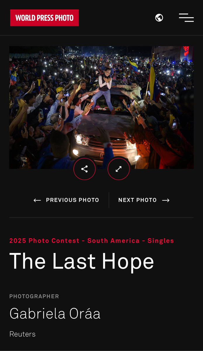 Desde Apex queremos felicitar a nuestra colega y miembro de la Asociación, <a href="/GabyOraa/">Gaby Oráa</a> por haber sido reconocida por el <a href="/WorldPressPhoto/">World Press Photo</a> en la categoría “single”.
Un reconocimiento para ella y para todos los fotoperiodistas que día a día dejan las imágenes que plasman historias.