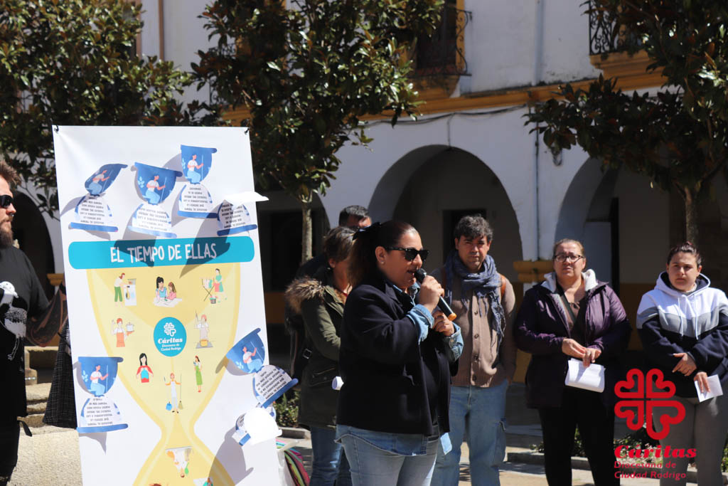 CaritasCRodrigo's tweet image. 👩Hoy salimos a la calle para defender #ElTiempodeEllas en las 11 Cáritas de Castilla y León. Aquí tienes información de cómo se ha desarrollado este acto en #CiudadRodrigo caritas.es/ciudadrodrigo/…