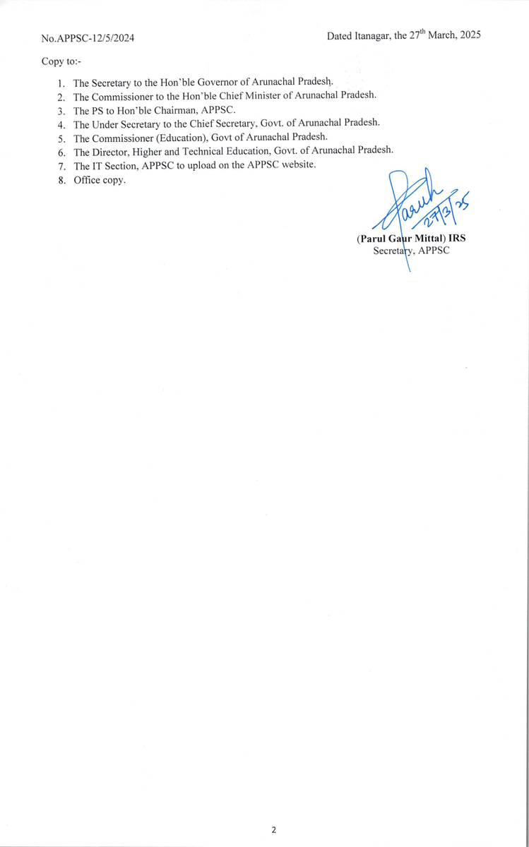 APPSC_Official's tweet image. Final result for the post of Laboratory Assistant (Civil) 2024