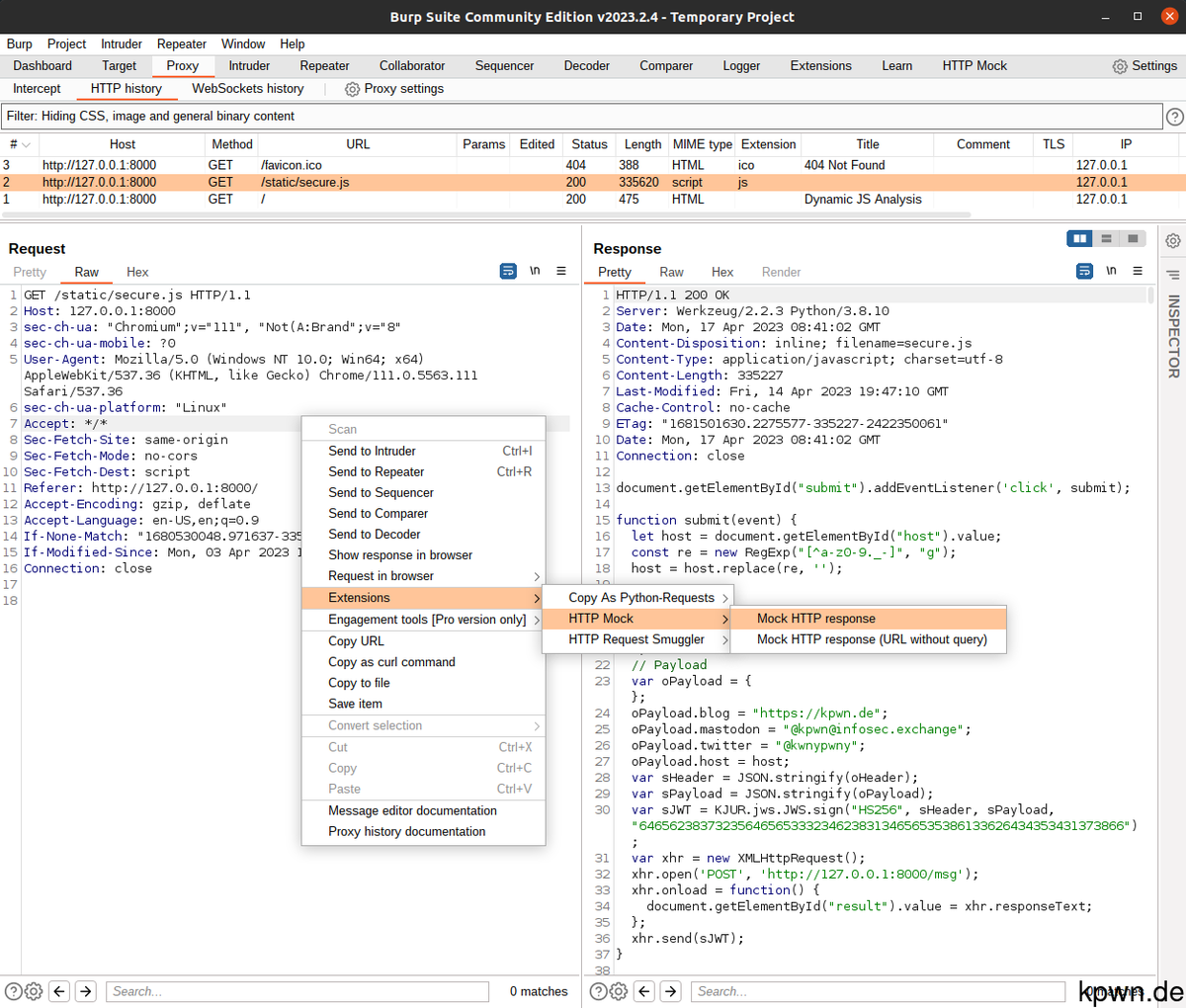 mqst_'s tweet image. 🤯A Really Awesome Guide on JavaScript Analysis for Pentesters 

Blog: kpwn.de/2023/05/javasc…

#infosec