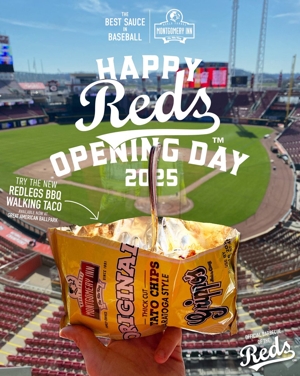 MontgomeryInn_'s tweet photo. Wake up! It’s @Reds Opening Day!

#RedsOpeningDay | #LetsGoReds https://t.co/NCf1aPe0VL