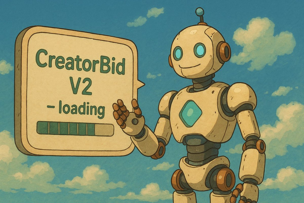 We know $BID holders are eager for updates on V2, and trust us, we’re just as excited to share them. But great things take time, and rushing isn’t in the blueprint.

What’s been brewing behind the scenes is nearly ready to surface.

So for now, Ghibli us a bit more time 🤖✨