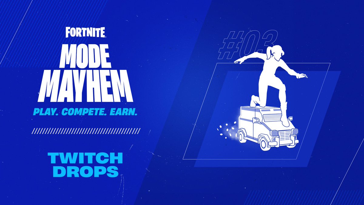 FireMonkey's tweet photo. Get the Command Executor Pickaxe for watching Fortnite on Twitch for 1 hour cumulative from March 28 at 1 PM UTC until March 31, 2025, at 4 AM UTC. 

In Eastern Time, this is March 28 at 9 AM until March 31, 2025, at 12 AM.

Get three Klassic Kombat Set Wraps for watching Fortnite on Twitch from March 31 at 4 AM UTC until April 4, 2025, at 4 AM UTC.

In Eastern Time, this is March 31 at 12 AM until April 4, 2025, at 12 AM.

    Raiden Lightning Bolt Wrap: Watch for 30 minutes cumulative.

    Scorpion Flame Aura Wrap: Watch for 1 hour cumulative.

    Kitana Fan Swipe Wrap: Watch for 1 hour and 30 minutes cumulative.

Perfect for BR's LAWLESS Season! Get the Lil’ Armored Truck Emote for watching Fortnite on Twitch for 2 hours cumulative from April 4 at 4 AM UTC until April 8, 2025, at 4 AM UTC.

In Eastern Time, this is April 4 at 12 AM ET until April 8, 2025, at 12 AM ET.