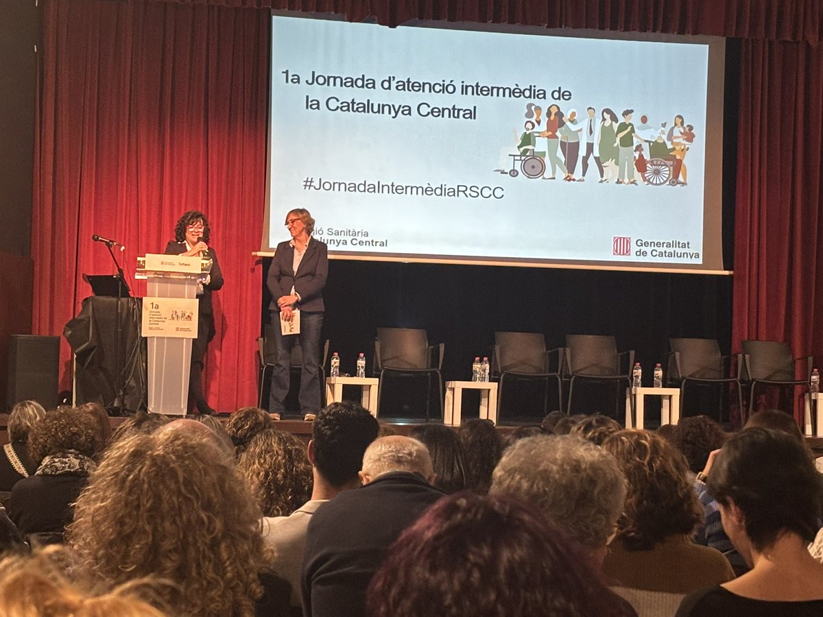 Interessantíssima #JornadaintermediaRSCC, avui a Sant Joan de Vilatorrada. Molta visió sistèmica, vocació interprofessional, treball col·laboratiu entre àmbits assistencials i dinàmiques d’atenció integrada. Moltes felicitats!