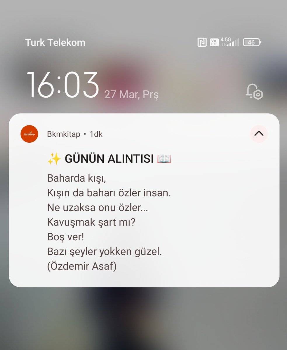 Bazı şeyler yokken güzel.