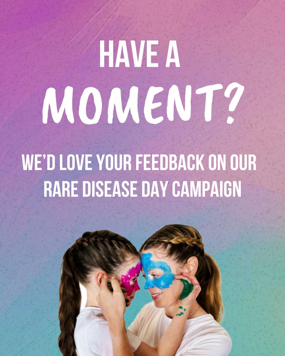We’re already planning for Rare Disease Day 2026—and your feedback can help shape it!

Tell us what worked, what didn’t, and what you’d love to see next year 👇
🔗 form.jotform.com/250644590758365

#RareDiseaseDay #FeedbackMatters