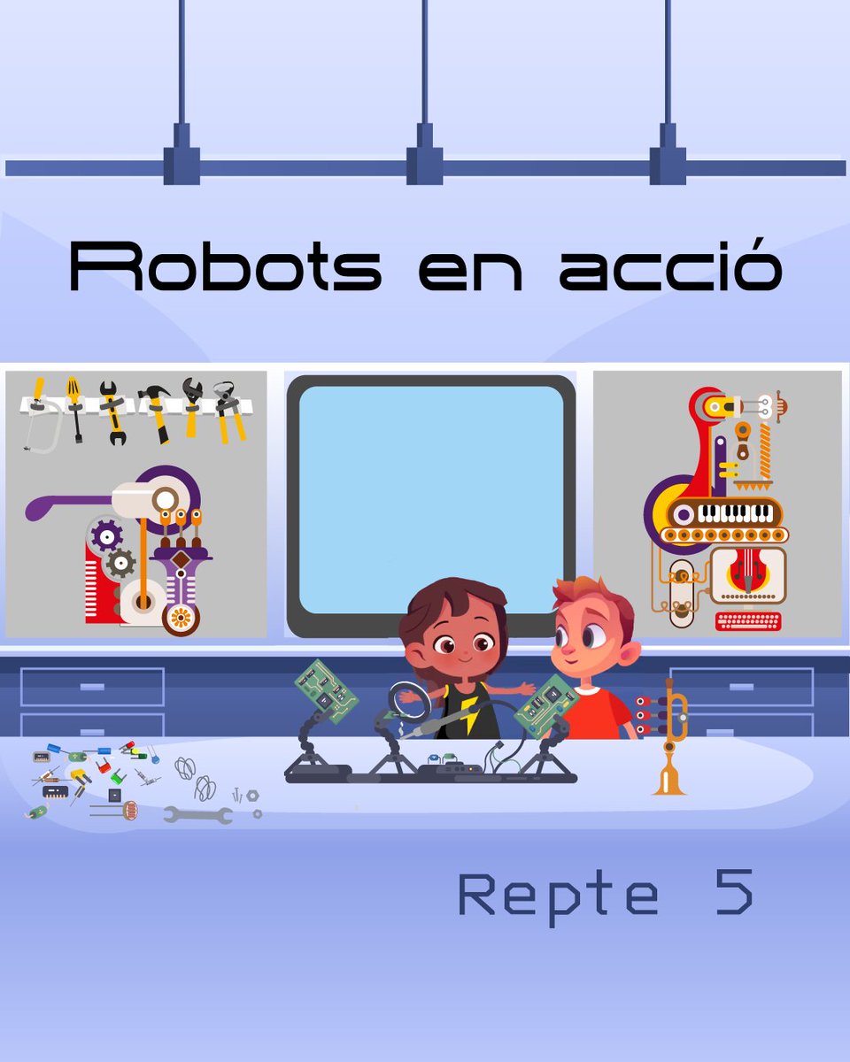 xtec's tweet photo. Ja està disponible el cinquè repte de Robots en acció! Entreu-hi!

🔗 https://t.co/72cJ6XIthz

#AlsCentres https://t.co/NxQOTTubiI