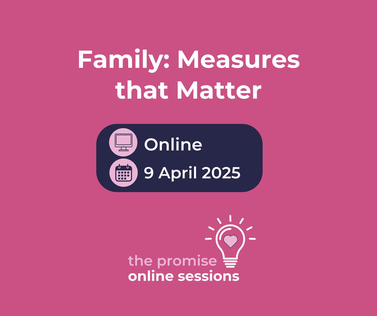 The Promise Scotland (@thepromisescot) on Twitter photo Join us on 9 April to explore how data can be used differently to change and develop practice and approaches to supporting families. This session will include an input from <a href="/DundeeCouncil/">Dundee City Council</a> on their work to look at data differently.
Sign up to attend here: ow.ly/JRzK50VoRAB Join us on 9 April to explore how data can be used differently to change and develop practice and approaches to supporting families. This session will include an input from <a href="/DundeeCouncil/">Dundee City Council</a> on their work to look at data differently.
Sign up to attend here: ow.ly/JRzK50VoRAB