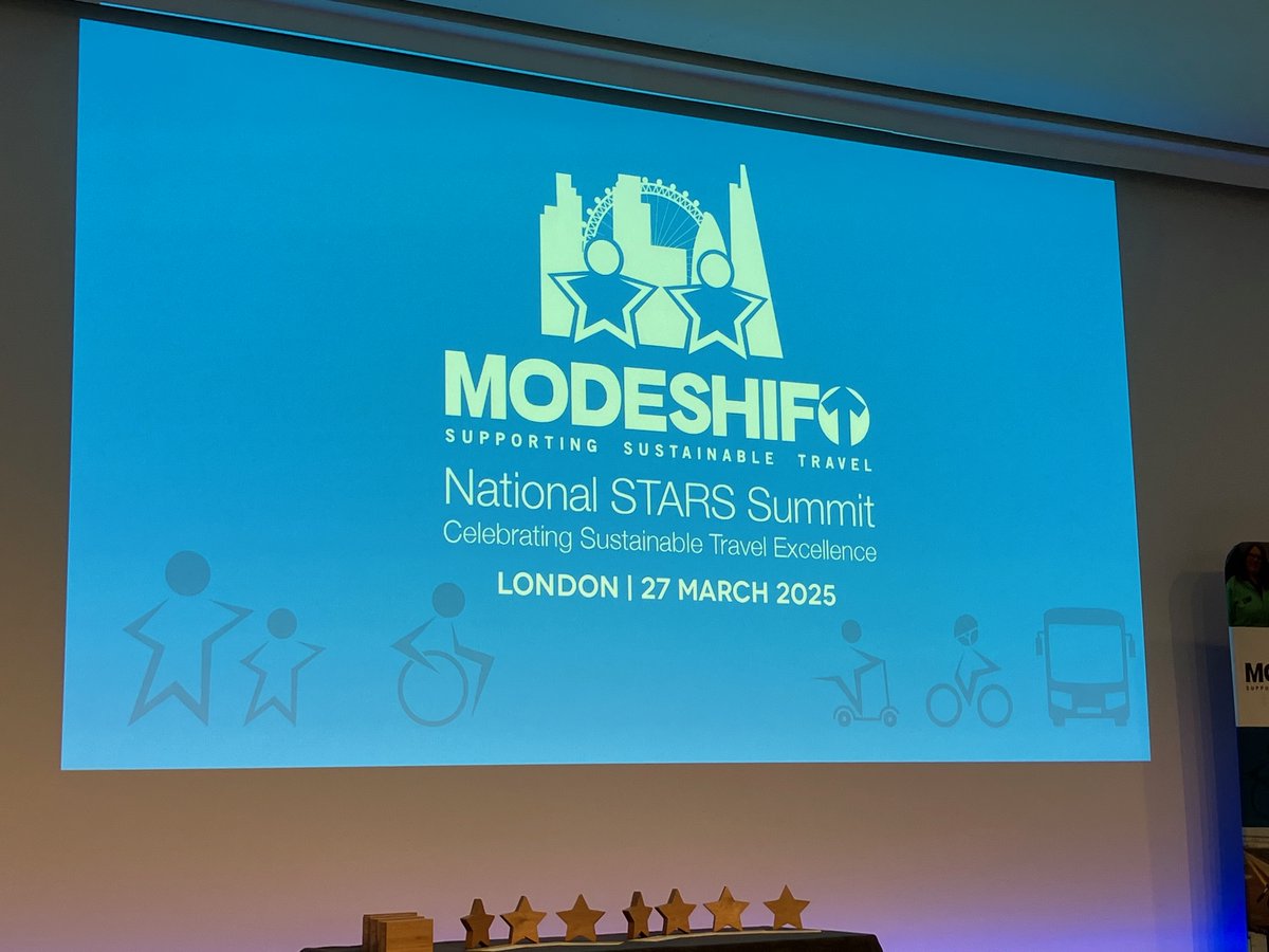 🍽️Fed &amp; watered, all ready for the afternoon sessions at the National #STARSSummit.

#TeamModeshift #ActiveTravel #SustainableTravel #London #STARS