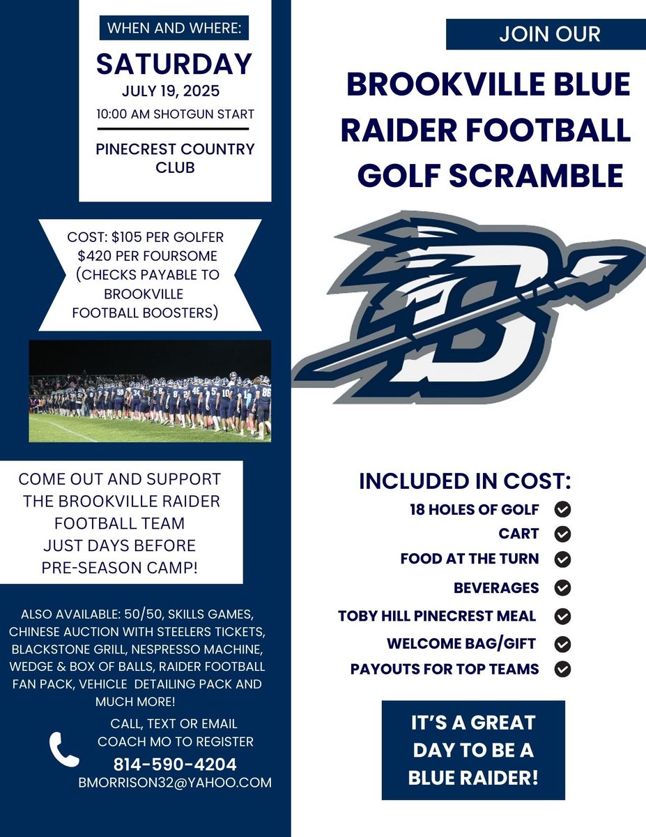 Brookville Raider Football (@brookvilleraid2) on Twitter photo 