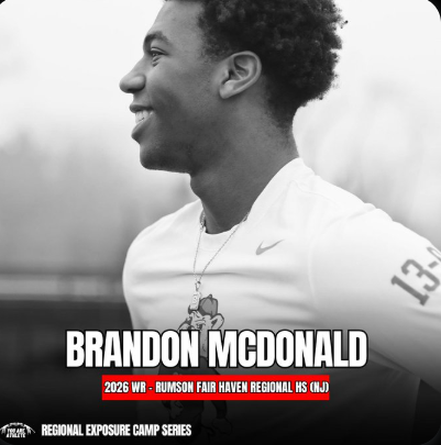 Brandon McDonald (@branmcdonald_) on Twitter photo Thank you <a href="/youareathlete/">You Are Athlete</a> for the Official Exposure Camp invitation. Excited to compete! <a href="/RecruitsRFH/">RFH Football Recruits</a> <a href="/GoMVB/">GoMVB Sports - Recruit Content for College Coaches</a> <a href="/RFH_Football/">Rumson-Fair Haven Football</a> Thank you <a href="/youareathlete/">You Are Athlete</a> for the Official Exposure Camp invitation. Excited to compete! <a href="/RecruitsRFH/">RFH Football Recruits</a> <a href="/GoMVB/">GoMVB Sports - Recruit Content for College Coaches</a> <a href="/RFH_Football/">Rumson-Fair Haven Football</a>