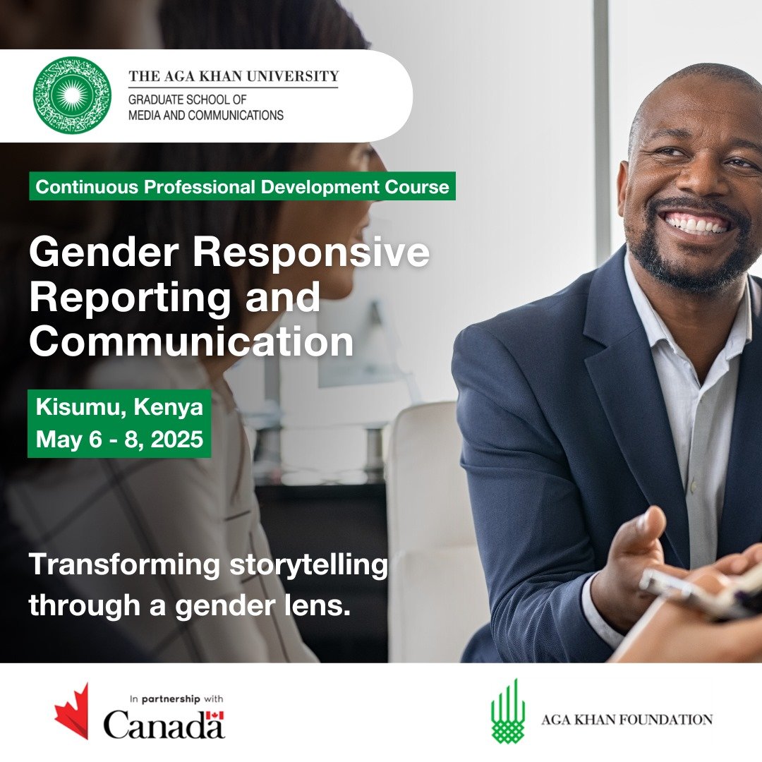 Early—and mid-career media, communications, &amp; civil society professionals working in Kisumu &amp; its environs (Nyanza &amp; Western Region) are invited to Apply: form.jotform.com/250835533551557

Deadline: April 15, 2025
Fully Funded by Advancing Gender Equality in Media &amp; Civil Society (AGEMCS)