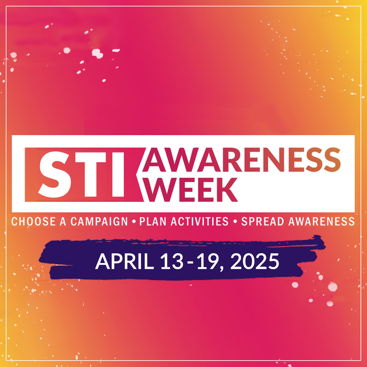 #STIweek is April 13-19! Raise awareness in your communities by sharing CDC’s #GYT, #TalkTestTreat, and #SaferSexGamePlan campaigns! bit.ly/41VMd2o