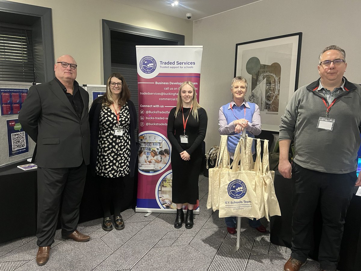 It’s been great representing the Buckinghamshire Council alongside the ICT Schools Team and Broadband Service today. 

Thank you to everyone that has engaged with us at our stand so far. #baslconf2025